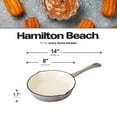 thumbnail image 6 of Hamilton Beach Enameled Cast Iron Fry Pan 8-Inch Navy (Gray, Fry 8-Inch), 6 of 7