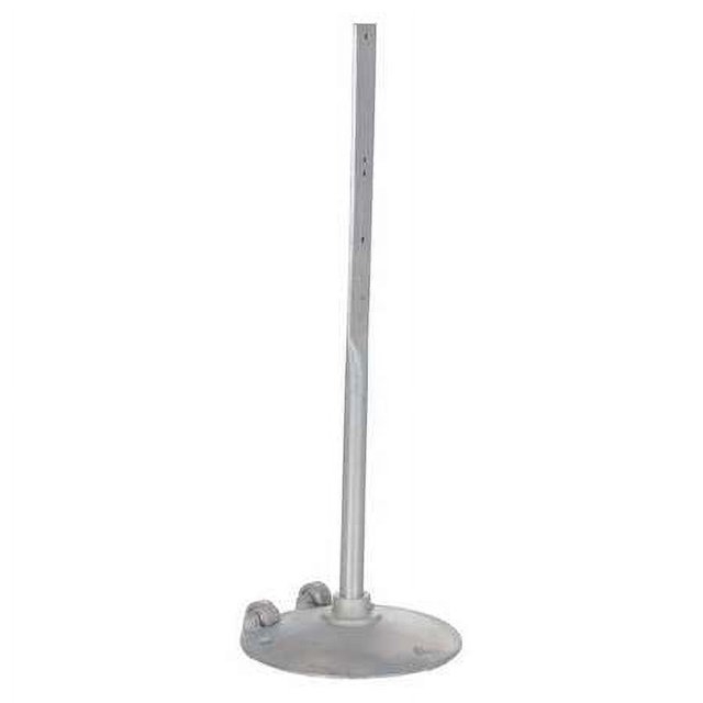 Vestil Support de Signalisation en Acier S-STAND-W avec Roue, Hauteur de 48 Po, Diamètre de la Base de 17-3/8 Po