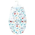 thumbnail image 2 of Hudson Baby Infant Boy Plush Faux Fur Swaddle Wrap, Sea Characters, 0-3 Months, 2 of 2