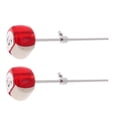 thumbnail image 1 of Reemplazos de Varillas Del Tambor Del Pedal Del Tambor Rojo de 2 Piezas 18 Cm para Adultos Principiantes Estudiantes Rojos CUTICAT Martillo de tambor de percusión, 1 of 8
