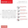 thumbnail image 2 of Franke BGHF115 Accessoire BGHF110, 31 x 17.3 Pouces, Acier Inoxydable, 2 of 2