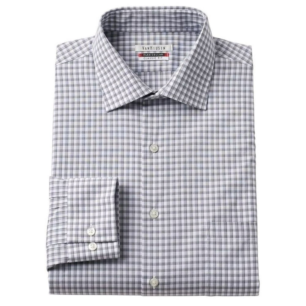 Van Heusen Van Heusen Men's Flex Collar ClassicFit Plaid Dress Shirt