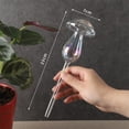 thumbnail image 4 of Self Watering Planter Insert, Plant Watering Devices With Handmade Glass, Reflective Design Glass Watering Bulbs Gift For Horticultural Enthusiasts, Family, Friends, 4 of 9