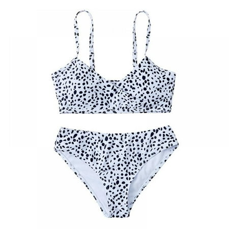 

Girl s Bathing Suit Floral Print Bikini Set Two Piece Swimsuits