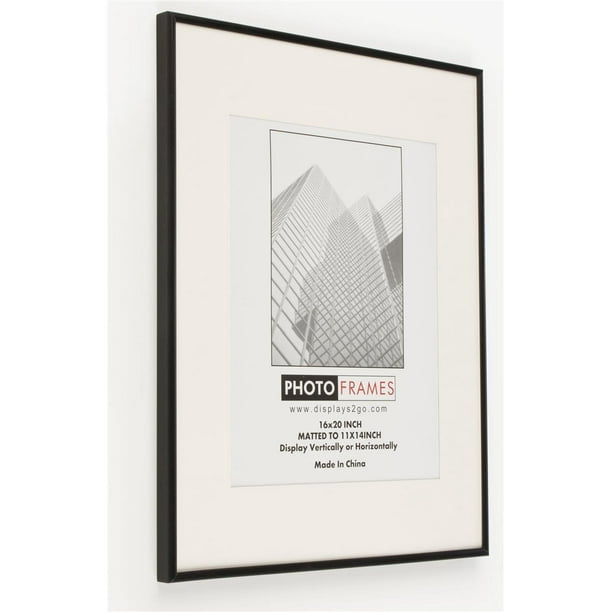 Set of 2 16 x 20 Metal Picture Frames with Hangers for Portrait and