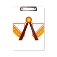 thumbnail image 1 of Amusement Park Color Facilities Illustration Clipboard Folder Writing Pad Backing Plate A4, 1 of 4