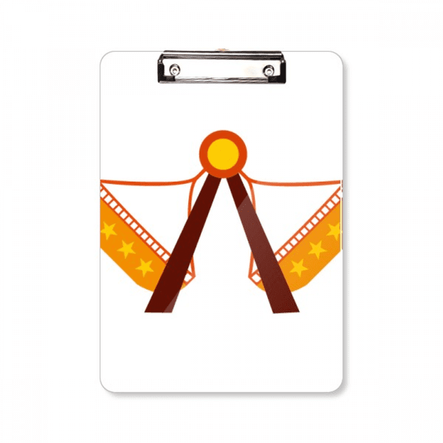 Amusement Park Color Facilities Illustration Clipboard Folder Writing Pad Backing Plate A4