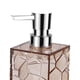 thumbnail image 3 of Dispensador de jabón secretgardenu, transparente, elegante, acrílico, sostenible para baño. Marrón, 3 of 3