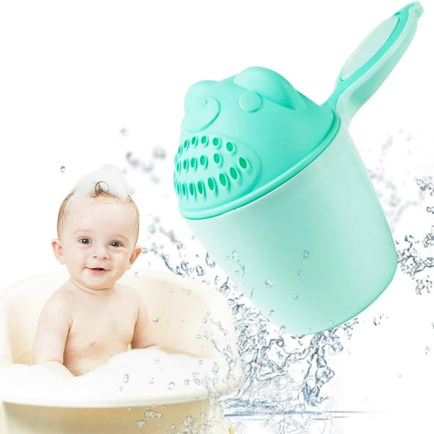 Baby Dippers Bath Rinse Cup Shampoo Rinser Shower Sprinkler Spoon