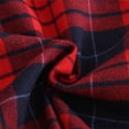 thumbnail image 4 of VISALY Women Pajama Sets Two Piece Pajama Set Plaid Fashion Sleepwear Comfort Soft Button Down Pajamas Cotton Breathable Longrwear Long Sleeve Lapel Shirt with Pocket Long Pant Fall Dark Blue Xxl, 4 of 8