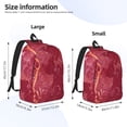 thumbnail image 4 of Rocae Abstract Red Marble for Durable Canvas Backpack Leisure Large Bag Travel Rucksack Multi-function Backpack Medium, 4 of 8