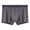 Dark Gray, variant on 12 Pack Boxer Briefs Mens Underwear Shorts Flat Corner Drawstring Solid Color Youth Breathable Trendy