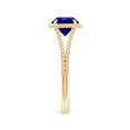 thumbnail image 3 of ANGARA Natural 1.45 ct Tanzanite Twist Rope Split Shank Ring in 14K Yellow Gold for Women (Size-7mm) | December Birthstone, Birthday, Anniversary, Jewelry Gift for Women | Natural Tanzanite Ring, 3 of 9