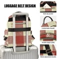 thumbnail image 4 of ALAZA Rustic Checkered Womens Travel Laptop Backpack Large Daypack Ladies Shoulder Bags S, 4 of 7