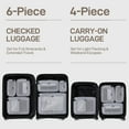 thumbnail image 3 of EPICKA TripCozy Compression Packing Cubes - 6 Set Durable Travel Organizer Bags with Mesh Top for Carry on (Light Grey), 3 of 9