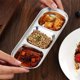 thumbnail image 5 of Stainless Steel Sauce Dish Spice Dipping Tray Divided Plates for BBQ Kitchen, 5 of 11