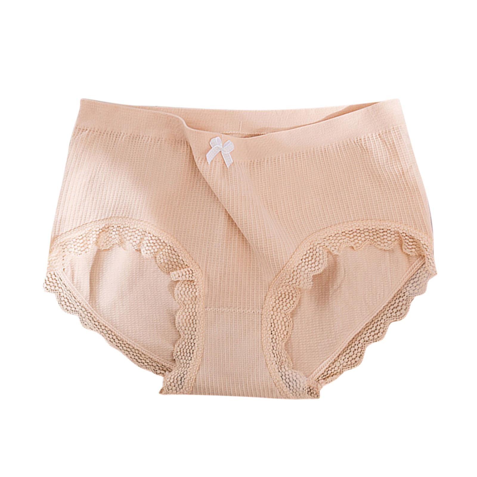 Cheap 3Pieces/Lot Plus Size Comfortable Pure Cotton Women's Panties Lace  Edge Cotton Crotch Panties Underwear Briefs