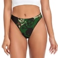 thumbnail image 1 of Fotbe Camouflage Skull Tanga Sin Costuras para Mujer con Estampado – Panties Invisibles, Transpirables y Cómodos para Uso Diario-Large, 1 of 6