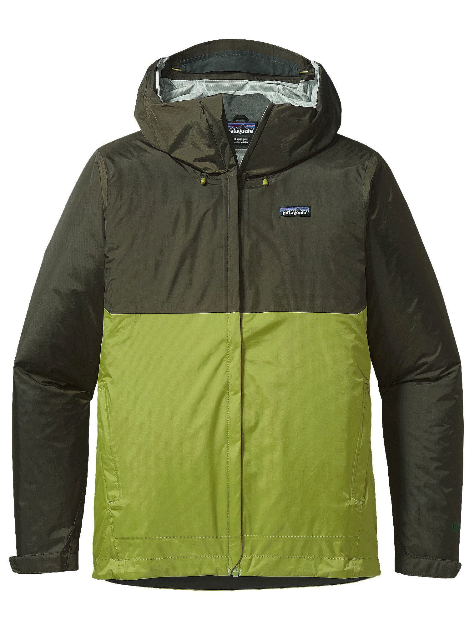 Patagonia green rain jacket Clearance