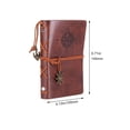 thumbnail image 2 of Retro Notebooks & Journals Agenda Binder Sketch Book Leather Soft Cover 14x10cm Replaceable Kraft Paper Inner Korean Stationery, 2 of 7