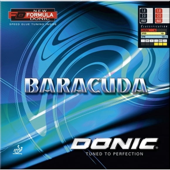 Rubber Donic Baracuda Red Max