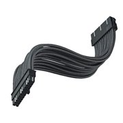 Silverstone Technology Pp07E-Mbb, 30Cm Motherboard 24Pin To 24Pin Sleeved Extention Cable, Black, Sst-Pp07E-Mbb