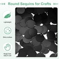 thumbnail image 2 of Uxcell 5-Pack 20 mm Flat Round Loose Sequins Paillettes for Crafts for DIY Projects/Sewing [Black], 2 of 6
