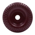 thumbnail image 1 of koolsoo Wood Trimming Carving Shaping Disc Grinding Wheel, High ,Efficient&Quickly Remove Residue-4 Inch (100mm) Red, 100mm Red, 1 of 6