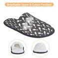 thumbnail image 3 of Fotbe Bowling Pins Pantuflas Peludas para Mujer con Estampado, Zapatillas de Peluche, Zapatos de Invierno para Casa, Uso Interior y Exterior-Large, 3 of 8
