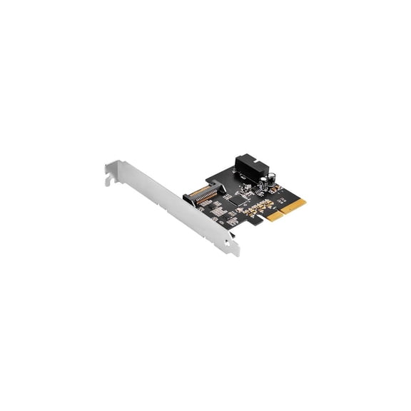 Evolution of USB 3.1 Gen2 PCIe card with internal 19pin connector plus Pericom ReDriver