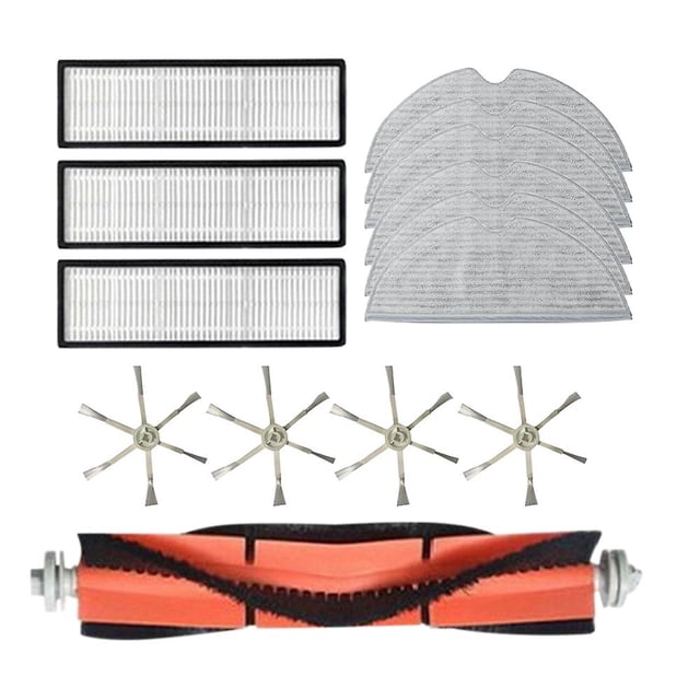 14 Uds cepillo lateral principal paños de fregona filtro Hepa para Xiaomi Mijia 2c