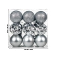 thumbnail image 5 of Christmas Ball Ornaments Set, Shatterproof Baubles for Tree Decor, Assorted Hanging Decorations for Holiday Parties, 5 of 5
