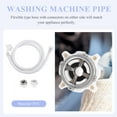 Axio 1 Set PVC Washing Machine Water Inlet Hose Length White Water Inlet Supply Line