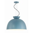 thumbnail image 2 of Craftmade Modern E26 Pendant Steel White Frost Glass Light, 2 of 5