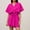 Hot Pink, variant on Spring/summer New Women's Casual V Neck Pocket Jumpsuit Jumpsuit Ruffle Jumpsuits for Women plus plus Size Rompers for Women 3x Beach Jumpsuits for Women Suit for Women plus Size Rose Suit for Women