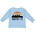 thumbnail image 3 of Inktastic Austin Texas Skyline Vintage Boys or Girls Long Sleeve Toddler T-Shirt, 3 of 5
