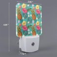 thumbnail image 2 of Fotbe Pineapple Luz Nocturna LED, Luz de Noche con Sensor de Luz Natural de Anochecer a Amanecer, Se Enchufa a la Pared, Blanco Cálido 0.5W-EU, 2 of 7