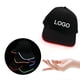 thumbnail image 3 of Sombrero de béisbol luminoso LED para hombre y mujer, gorra de béisbol con visera, Color sólido, para fiesta de navidad, 3 of 4