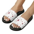 thumbnail image 5 of GZHJMY Stylish Slides for Women Men, Pattern with watercolor flowers Soft Flexible Slip-on Sandals Slippers, 5 of 7