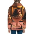 thumbnail image 6 of Pofeuu Colorful Cake Ice Cream Print Teenage Zipper Hoodie Sweatshirts Hooded Casual Jackets With Pocket For Boys Girls-Medium, 6 of 6