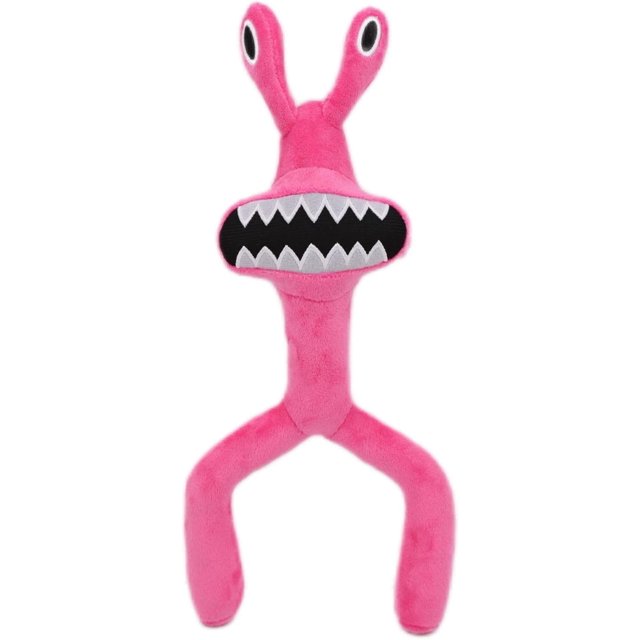Muñeco de peluche monstruo rosa de 30 cm, juguete de peluche, cumpleaños, regalo de cumpleaños para niñas