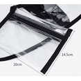 thumbnail image 3 of Bolsas transparentes para trabajo, playa, estadio, seguridad aprobada con cierre de cremallera Xemadio ZJWJ369, 3 of 4