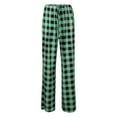 thumbnail image 3 of IDALL Pajama Pants Pants for Women Plaid Drawstring Casual Home Pants Womens Pajama Pants Womens Pants Green 2XL, 3 of 3