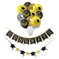 thumbnail image 3 of Miangastore Congrats Grad Balloons Gold Paper 1 Set 7.1x5.5in, 3 of 8