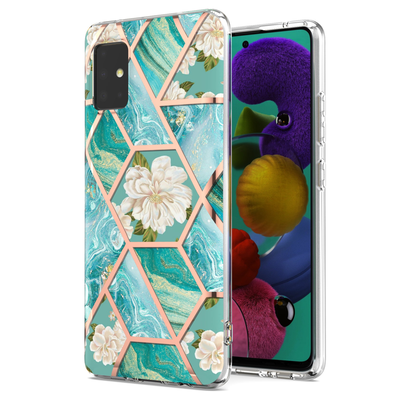 Samsung A51 Case 5G, Mantto Luxury Slim Fit Marble Patterned Design