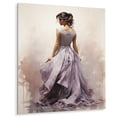 thumbnail image 2 of Designart "violet Dance Quiet Contemplation" Dance Metal Art Print, 2 of 5