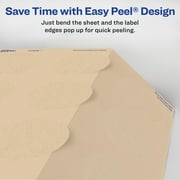 Avery Kraft Brown Round Labels, 2.5 Diameter, 225ct (22808)