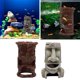 thumbnail image 2 of 2 piezas de Moai Tiki pcuio, decoración de paisaje de patio Yuyangstore estatua del acuario, 2 of 8