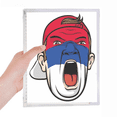thumbnail image 1 of Serbia Flag Makeup Head Screang Cap Notebook Loose Diary Refillable Journal Stationery, 1 of 3