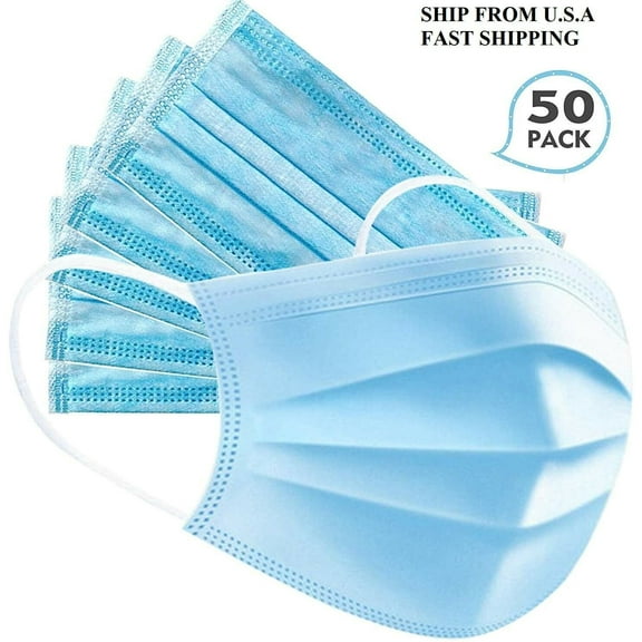 50pcs Disposable non-woven face mask(General use)